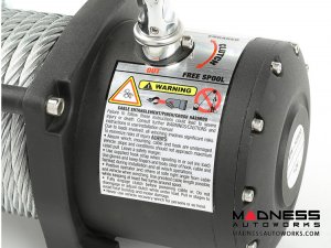 Jeep Wrangler TJ Spartacus Heavy Duty 12,500 lb. Winch w/ Steel Cable